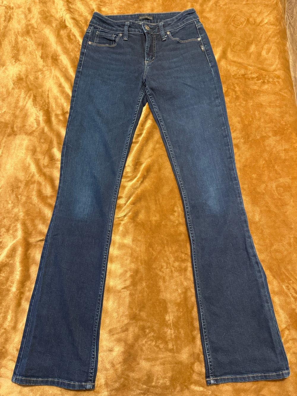 Silver 27x33 Avery Slim Bootcut Jeans